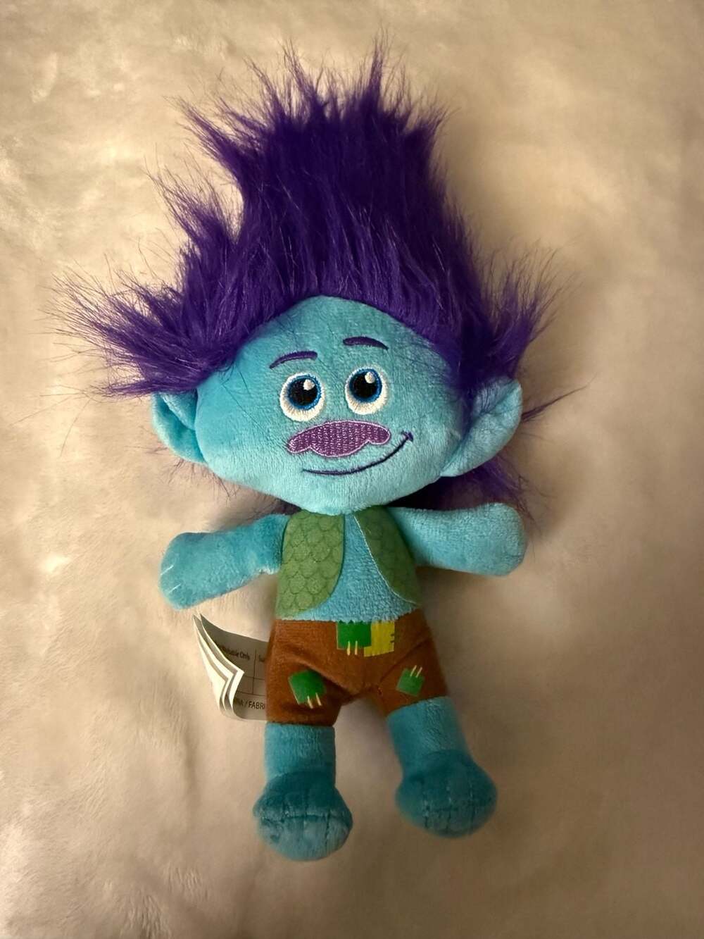 DreamWorks Trolls World Tour Branch Plush Stuffed Animal Toy